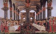 Sandro Botticelli The story of the wedding scene painting